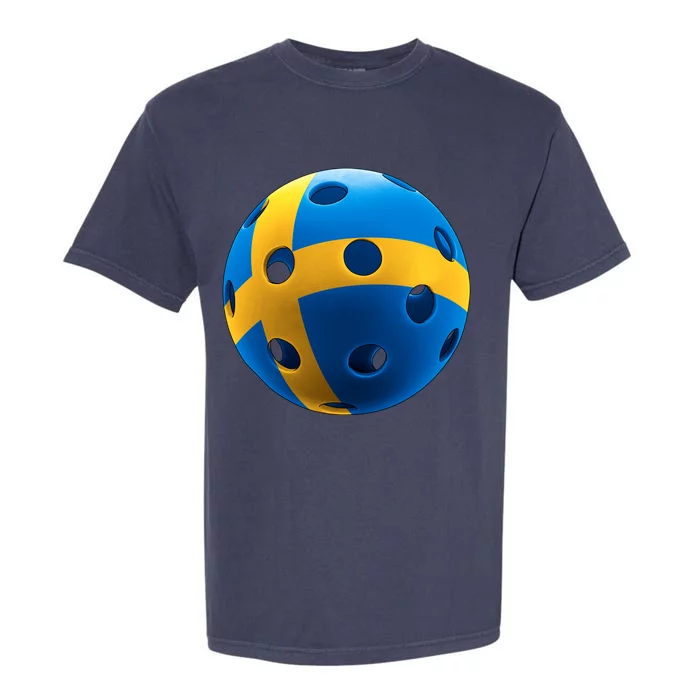 Swedish Flag Pickleball Garment-Dyed Heavyweight T-Shirt