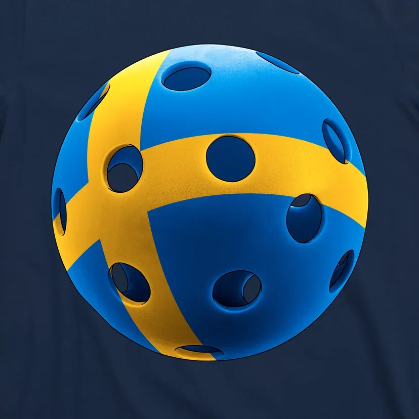 Swedish Flag Pickleball T-Shirt