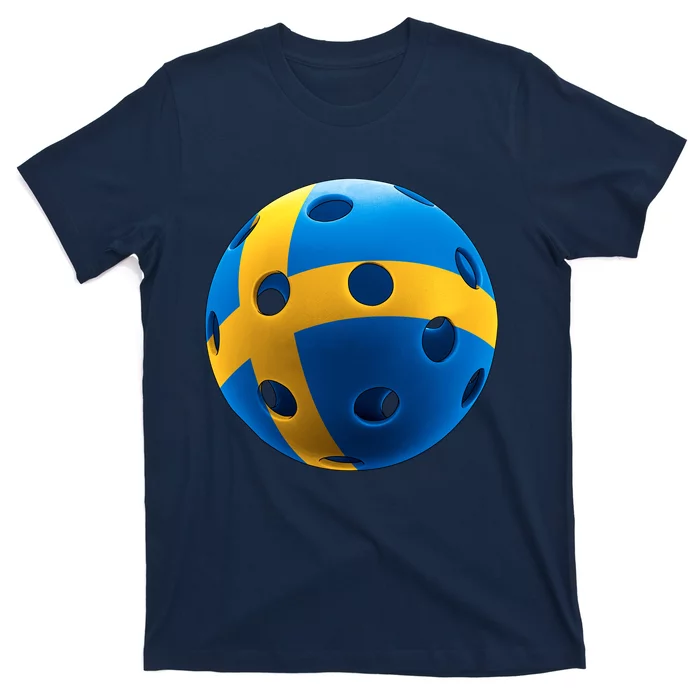 Swedish Flag Pickleball T-Shirt