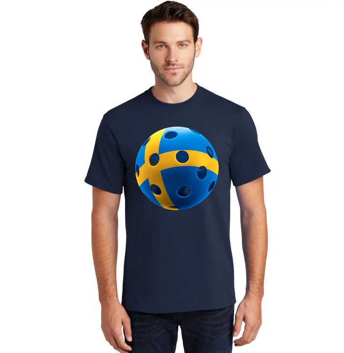 Swedish Flag Pickleball Tall T-Shirt