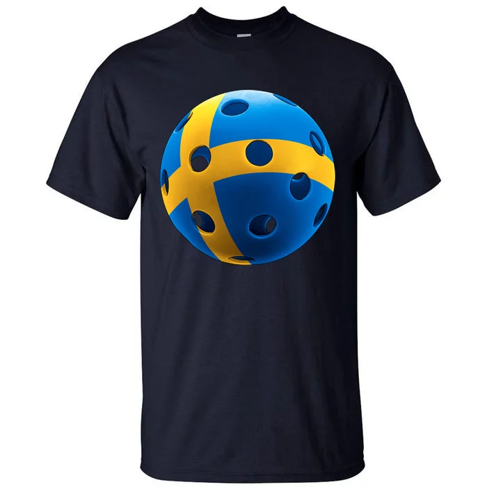 Swedish Flag Pickleball Tall T-Shirt