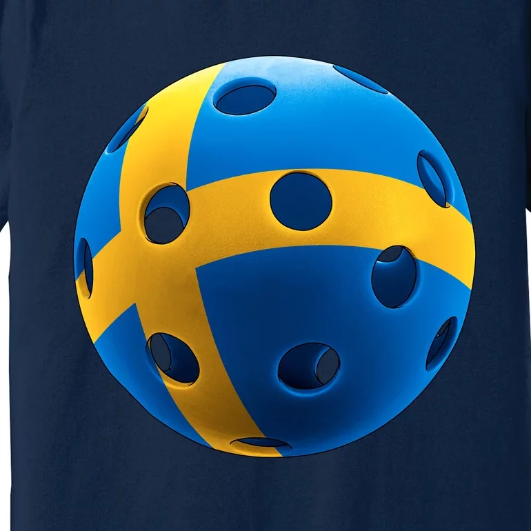 Swedish Flag Pickleball Premium T-Shirt