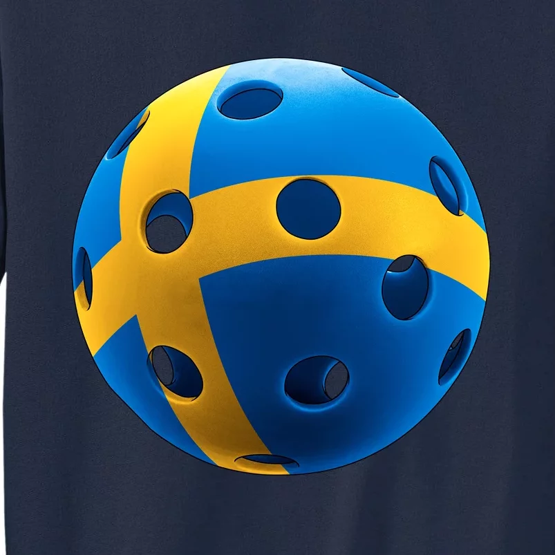 Swedish Flag Pickleball Tall Sweatshirt