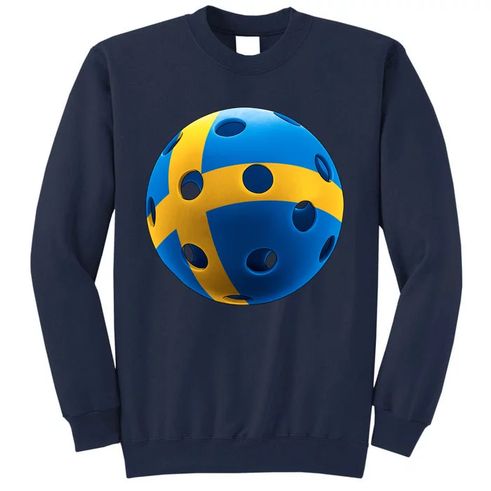 Swedish Flag Pickleball Tall Sweatshirt