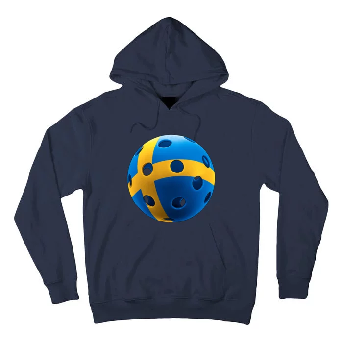 Swedish Flag Pickleball Tall Hoodie