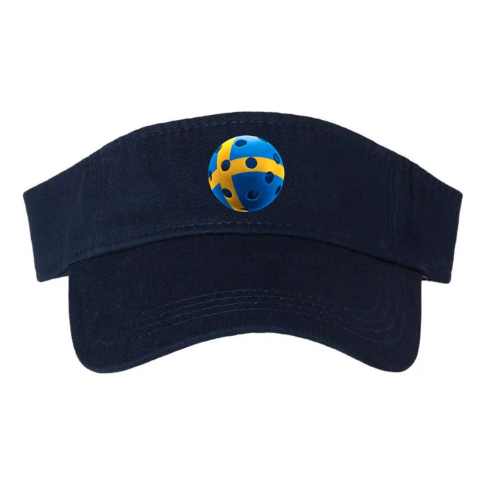 Swedish Flag Pickleball Valucap Bio-Washed Visor