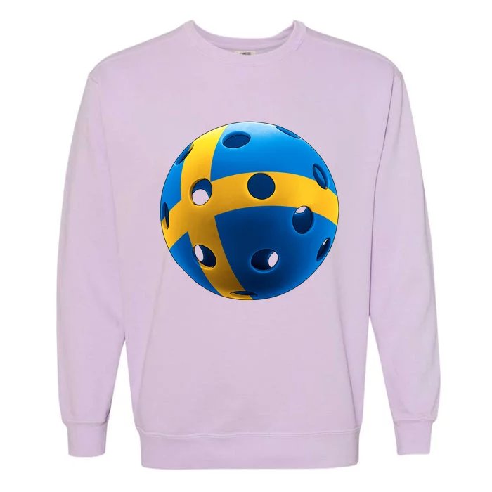 Swedish Flag Pickleball Garment-Dyed Sweatshirt