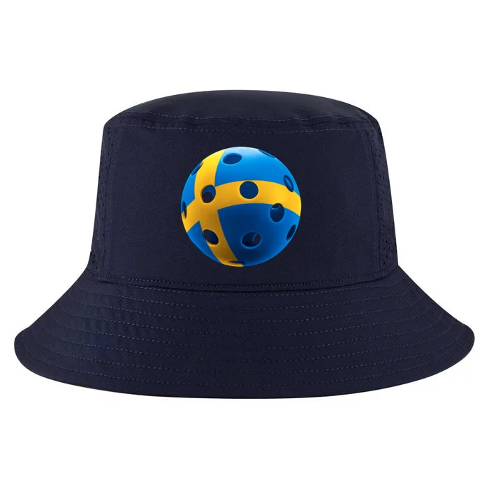 Swedish Flag Pickleball Cool Comfort Performance Bucket Hat