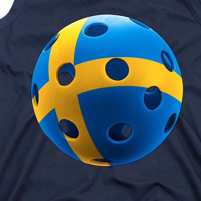 Swedish Flag Pickleball Tank Top