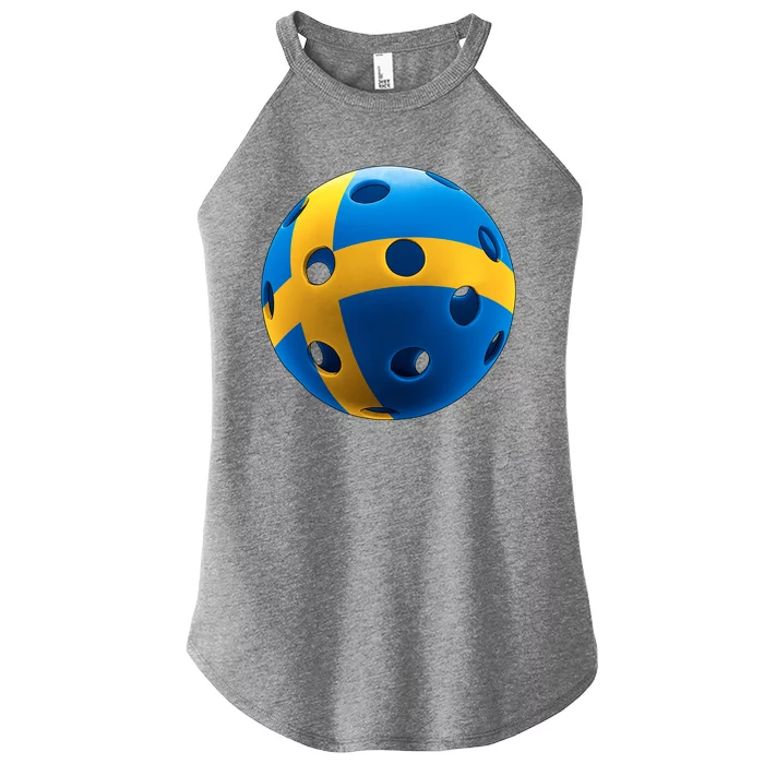 Swedish Flag Pickleball Women’s Perfect Tri Rocker Tank