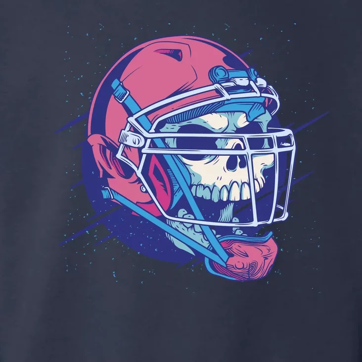 Skull Football Player Toddler Hoodie