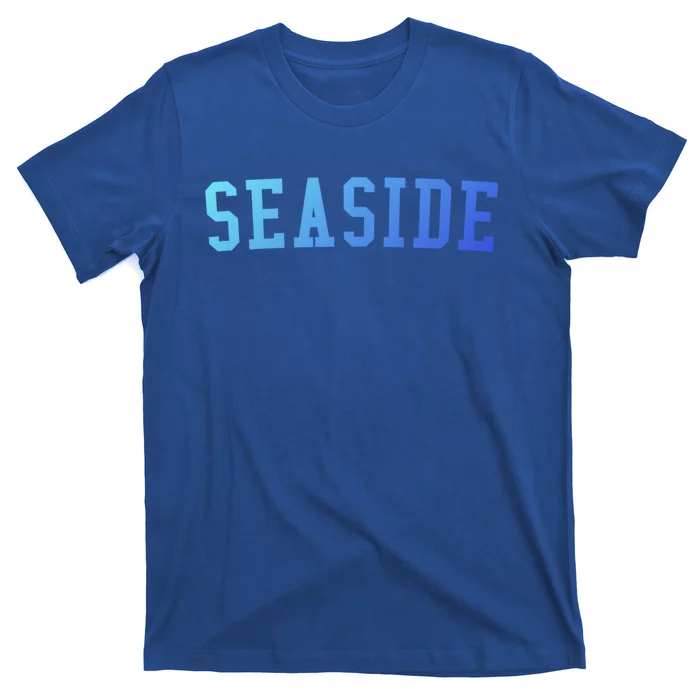 Seaside Florida Prep Block Lettering Vintage Style Gift T-Shirt