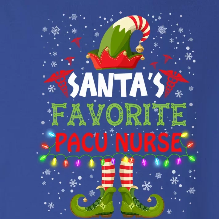 Santas Favorite Pacu Nurse Xmas Light Elf Costume Christmas Great Gift Toddler Long Sleeve Shirt