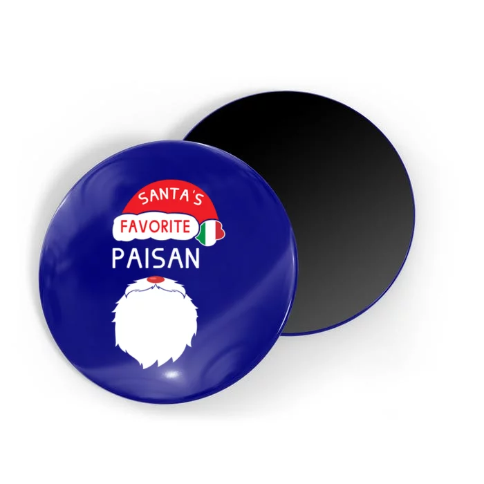 Santa's Favorite Paisan Funny Italian Christmas Gift Magnet