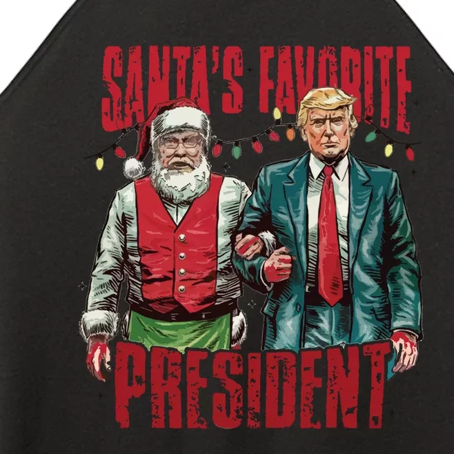 SantaS Favorite President Women’s Perfect Tri Rocker Tank