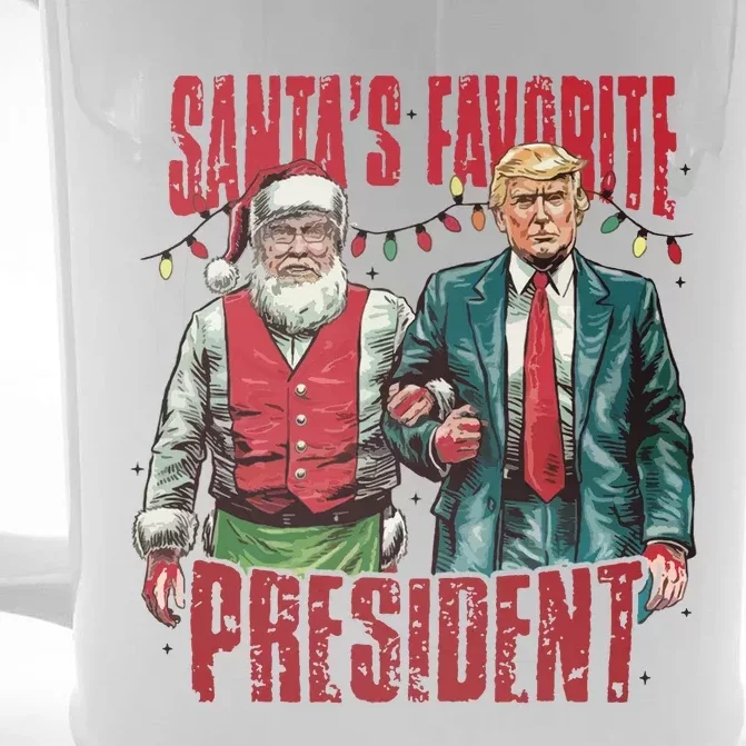 SantaS Favorite President Front & Back Beer Stein