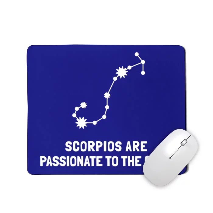 Scorpio Facts Passionate To The Core Funny Astrology Gift Mousepad