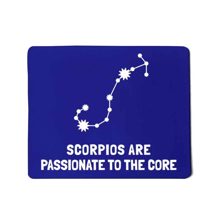 Scorpio Facts Passionate To The Core Funny Astrology Gift Mousepad