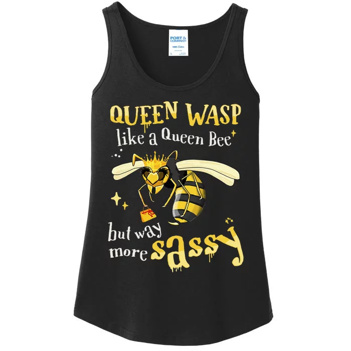 Sassy Fun Queen Wasp Like A Queen Bee But Way More Sassy Ladies Essential Tank