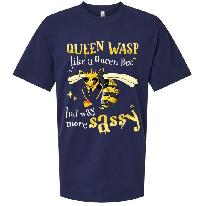 Sassy Fun Queen Wasp Like A Queen Bee But Way More Sassy Sueded Cloud Jersey T-Shirt