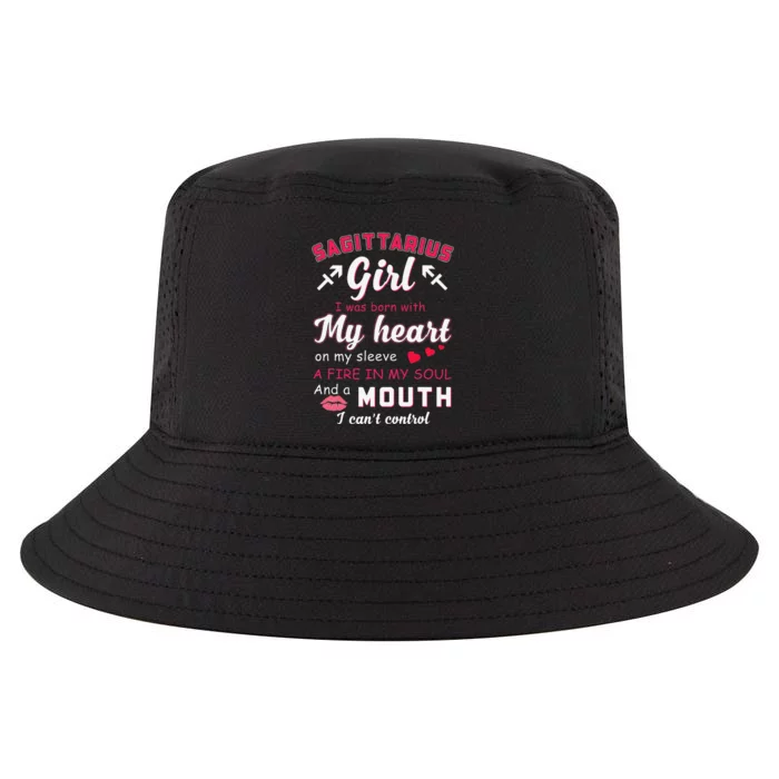 Sagittarius Funny Quote With Zodiac Sign Birthday Gift Cool Comfort Performance Bucket Hat