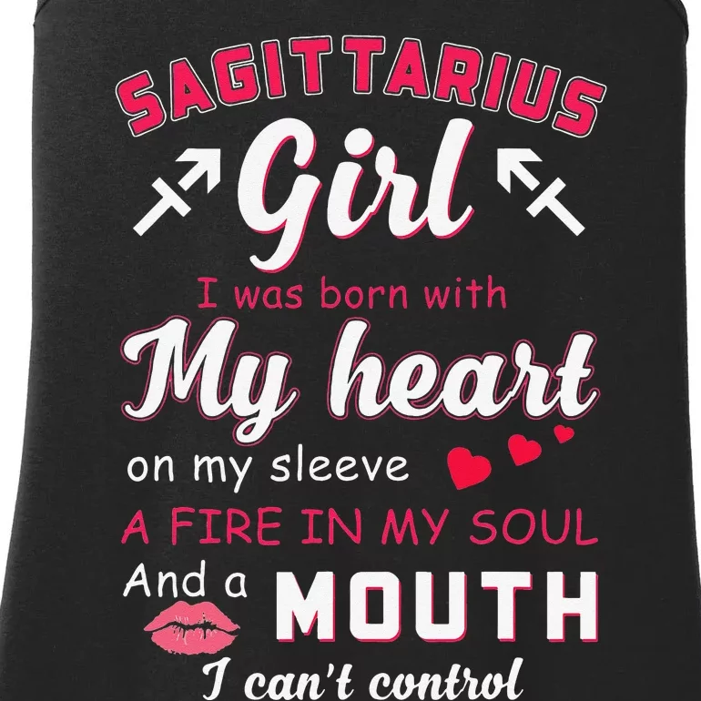 Sagittarius Funny Quote With Zodiac Sign Birthday Gift Ladies Essential Tank