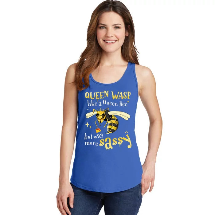 Sassy Fun Queen Wasp Like A Queen Bee But Way More Sassy Ladies Essential Tank