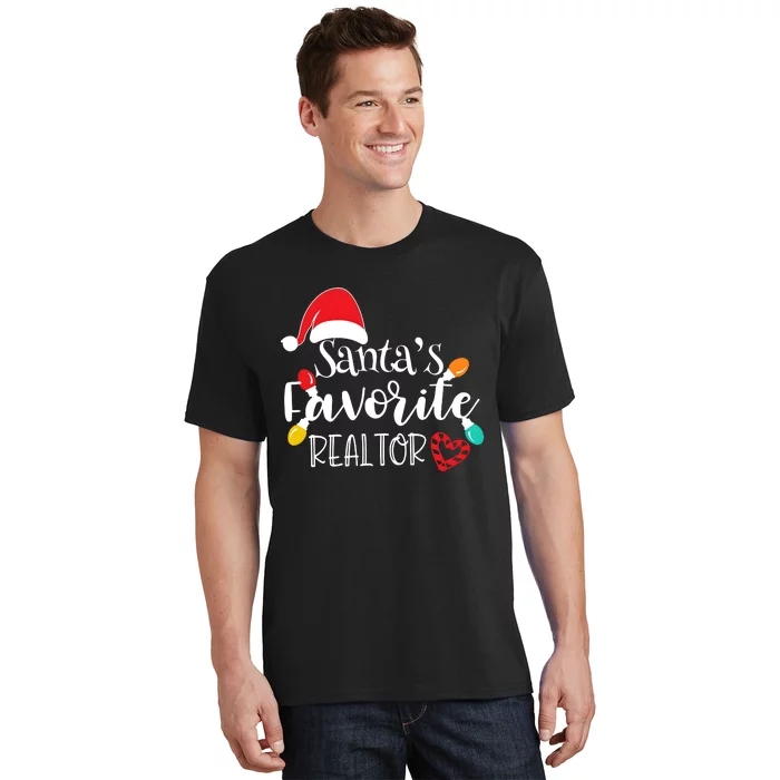 Santas Favorite Realtor Christmas T-Shirt