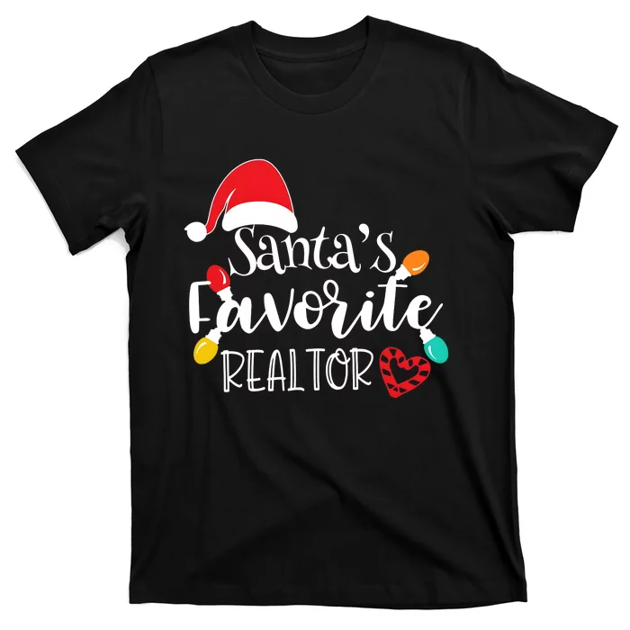 Santas Favorite Realtor Christmas T-Shirt