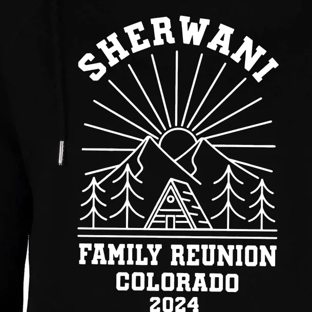 Sherwani Family Reunion Womens Funnel Neck Pullover Hood