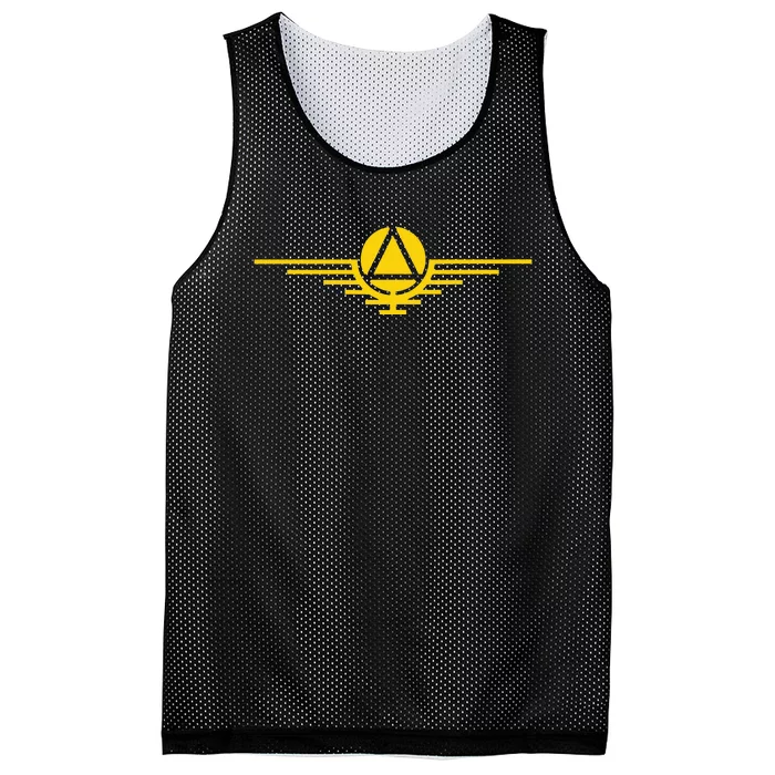 Sci Fi Red Rising Saga Gold Sigil Logo Mesh Reversible Basketball Jersey Tank