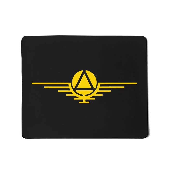 Sci Fi Red Rising Saga Gold Sigil Logo Mousepad