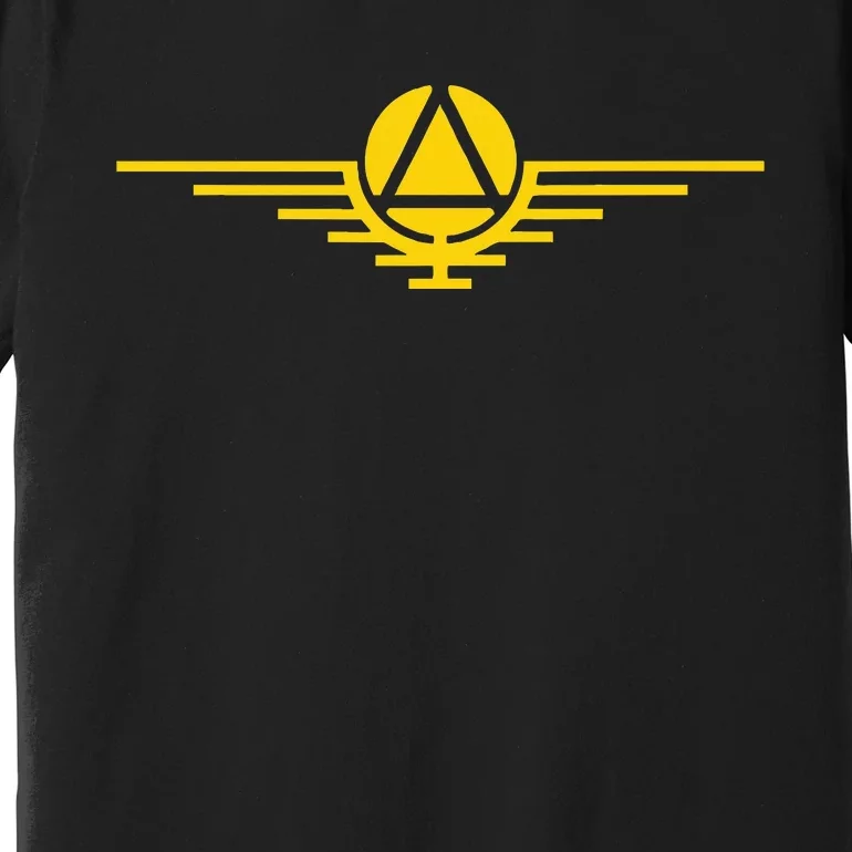 Sci Fi Red Rising Saga Gold Sigil Logo Premium T-Shirt