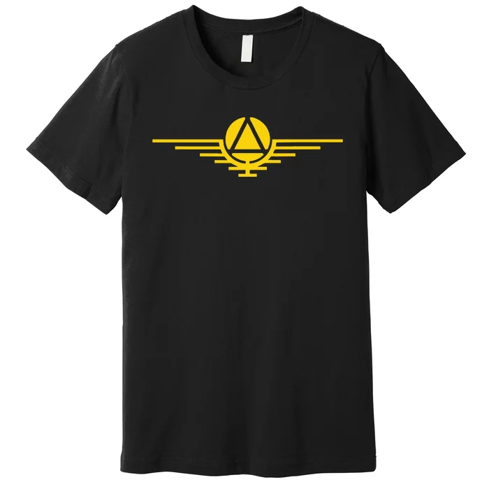 Sci Fi Red Rising Saga Gold Sigil Logo Premium T-Shirt