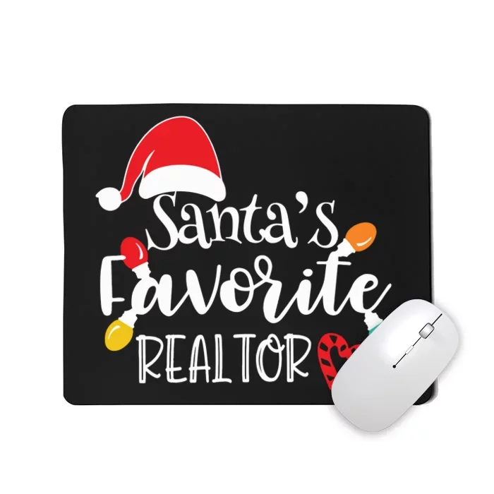 Santas Favorite Realtor Christmas Realtor Mousepad