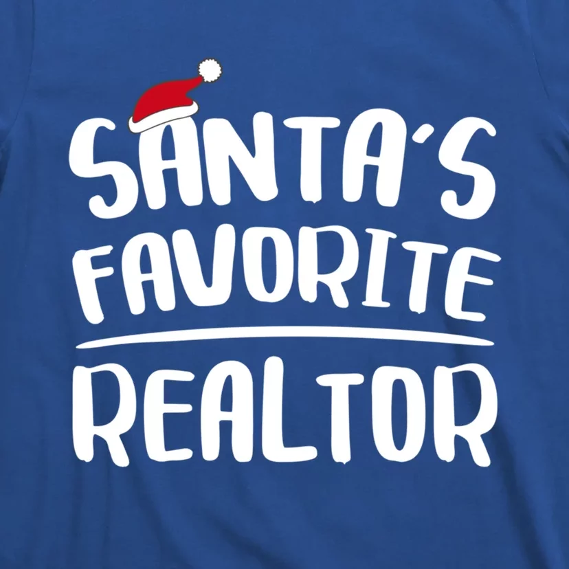 SantaS Favorite Realtor Cute Gift Christmas Cool Gift T-Shirt