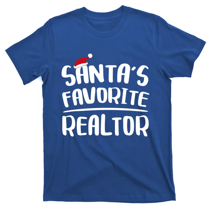 SantaS Favorite Realtor Cute Gift Christmas Cool Gift T-Shirt