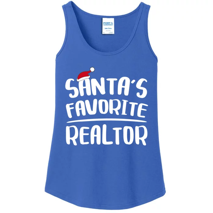 SantaS Favorite Realtor Cute Gift Christmas Cool Gift Ladies Essential Tank