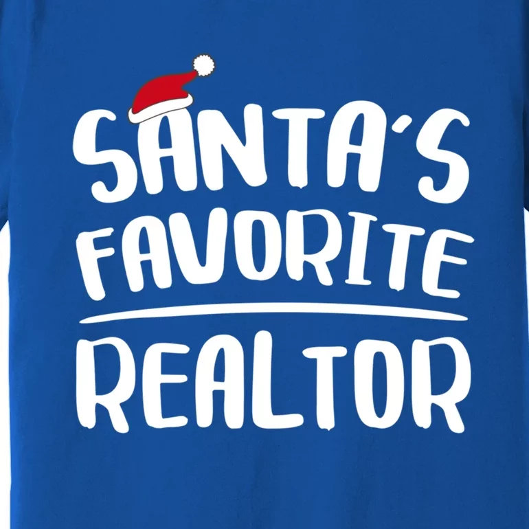 SantaS Favorite Realtor Cute Gift Christmas Cool Gift Premium T-Shirt