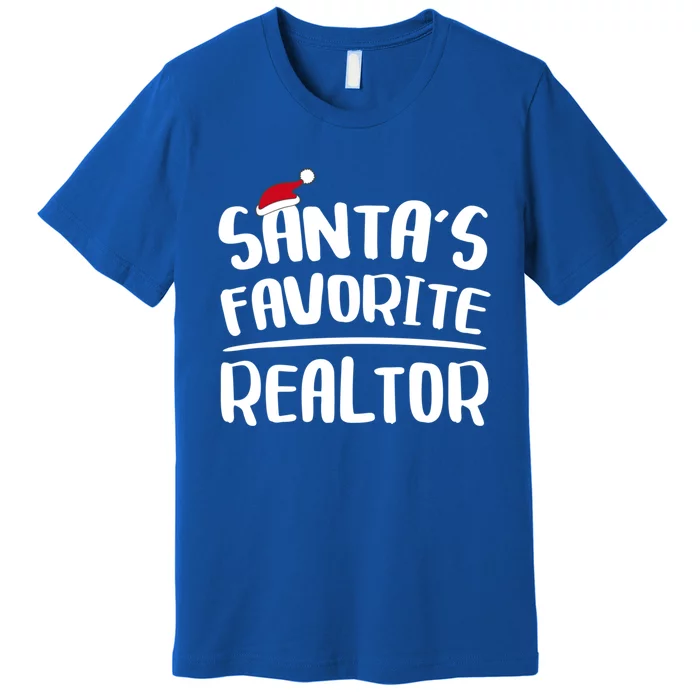 SantaS Favorite Realtor Cute Gift Christmas Cool Gift Premium T-Shirt