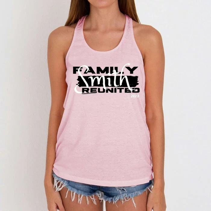 Smith Family Reunited Cute Gift Women's Knotted Racerback Tank