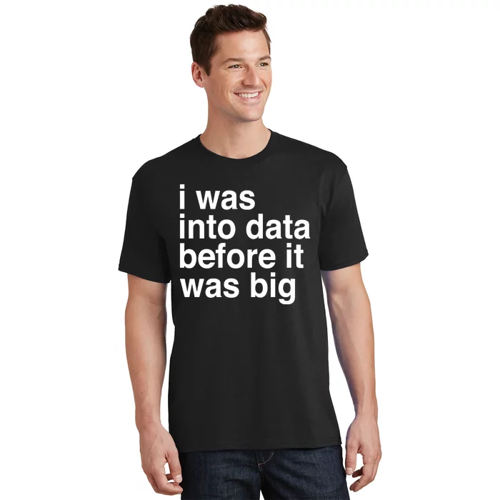 Sophie From Romania I Was Into Data Before It Was Big T-Shirt