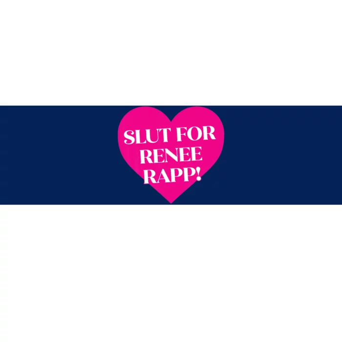 Slut For Renee Rapp Funny Bumper Sticker