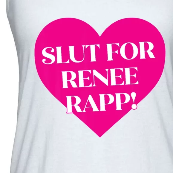 Slut For Renee Rapp Funny Ladies Essential Flowy Tank