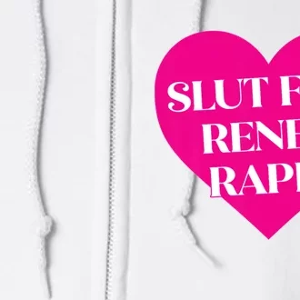 Slut For Renee Rapp Funny Full Zip Hoodie