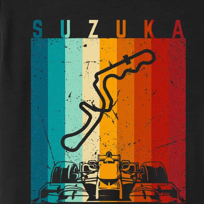 Suzuka Formula Racing Track Circuit Fan ChromaSoft Performance T-Shirt