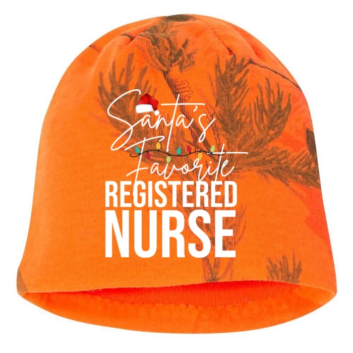 Santa's Favorite Register Nurse Kati - Camo Knit Beanie