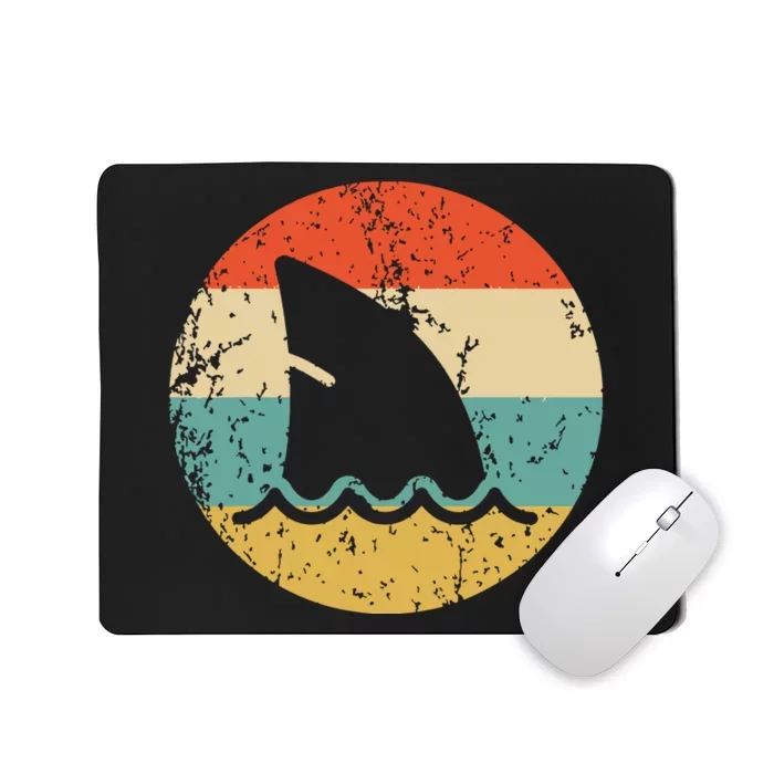 Shark Fin Retro Style Shark Mousepad