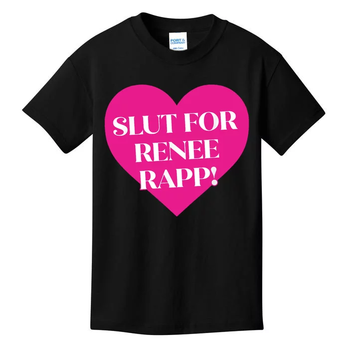 Slut For Renee Rapp! Funny Design Kids T-Shirt