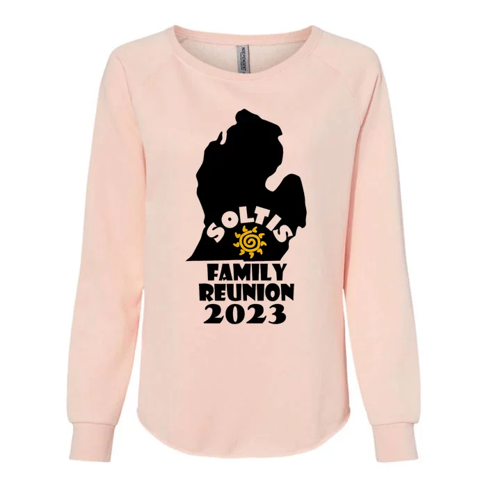 Soltis Family Reunion Womens California Wash Sweatshirt